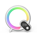 Smart Sunrise Alarm Clock with Bluetooth Speaker, White Noise & RGB Ambient Lighs