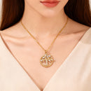 Tree of Life Rhinestone Necklace for Women – Elegant Pendant Jewelry Gift