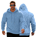Men’s Winter Fleece Hoodie – Warm Plush Hooded Sweatshirt Casual Pullover