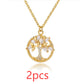 Tree of Life Rhinestone Necklace for Women – Elegant Pendant Jewelry Gift