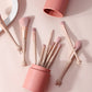 111PU Round Cosmetic Brush Container Cosmetic Tool Cosmetic Brush