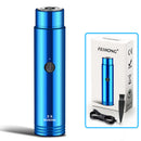 Mini Electric Shaver for Men – Portable Rechargeable Rotary Shaver