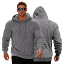 Men’s Winter Fleece Hoodie – Warm Plush Hooded Sweatshirt Casual Pullover