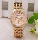 Exquisite Rhinestone Quartz Wrist Watch – Luxury Fashion Watch for Men & Women