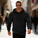 Men’s Winter Fleece Hoodie – Warm Plush Hooded Sweatshirt Casual Pullover