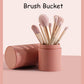 111PU Round Cosmetic Brush Container Cosmetic Tool Cosmetic Brush
