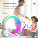 Smart Sunrise Alarm Clock with Bluetooth Speaker, White Noise & RGB Ambient Lighs