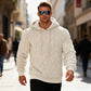Men’s Winter Fleece Hoodie – Warm Plush Hooded Sweatshirt Casual Pullover
