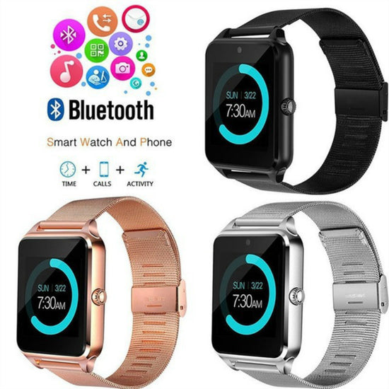 Z60 Smart Watch Phone – Bluetooth Fitness Tracker Smartwatch with SIM Card Support