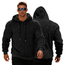 Men’s Winter Fleece Hoodie – Warm Plush Hooded Sweatshirt Casual Pullover