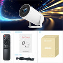 HY300 Pro Mini Projector – Portable Android Home Theater HD Projector
