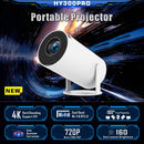 HY300 Pro Mini Projector – Portable Android Home Theater HD Projector