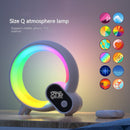 Smart Sunrise Alarm Clock with Bluetooth Speaker, White Noise & RGB Ambient Lighs